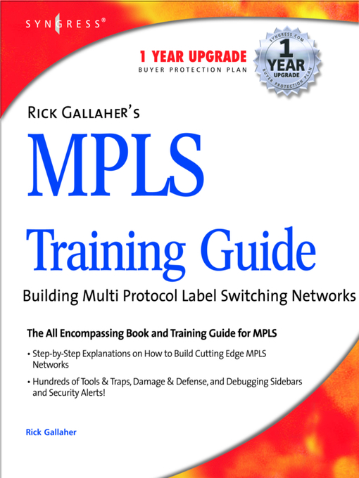 Title details for Rick Gallahers MPLS Training Guide by Syngress - Available